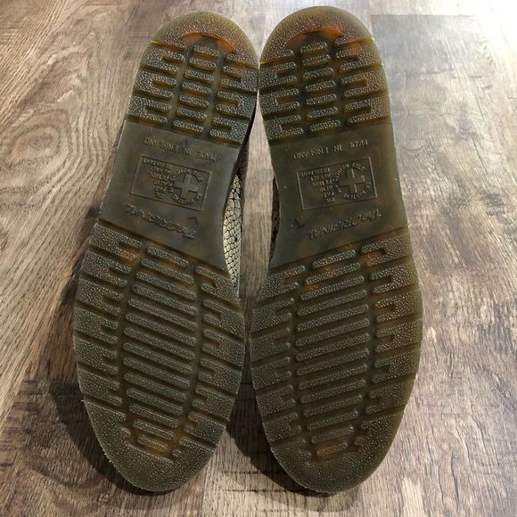 Dr. Martens Abril Python Kiltie Mary Jane Loafers - Picture 4 of 8